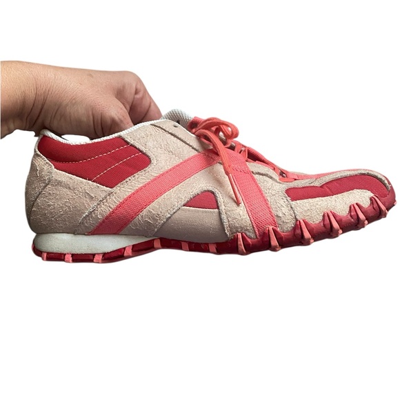 DIESEL Cracker Women's Athletic Sneakers pink Red Size 8.5 - Picture 1 of 9